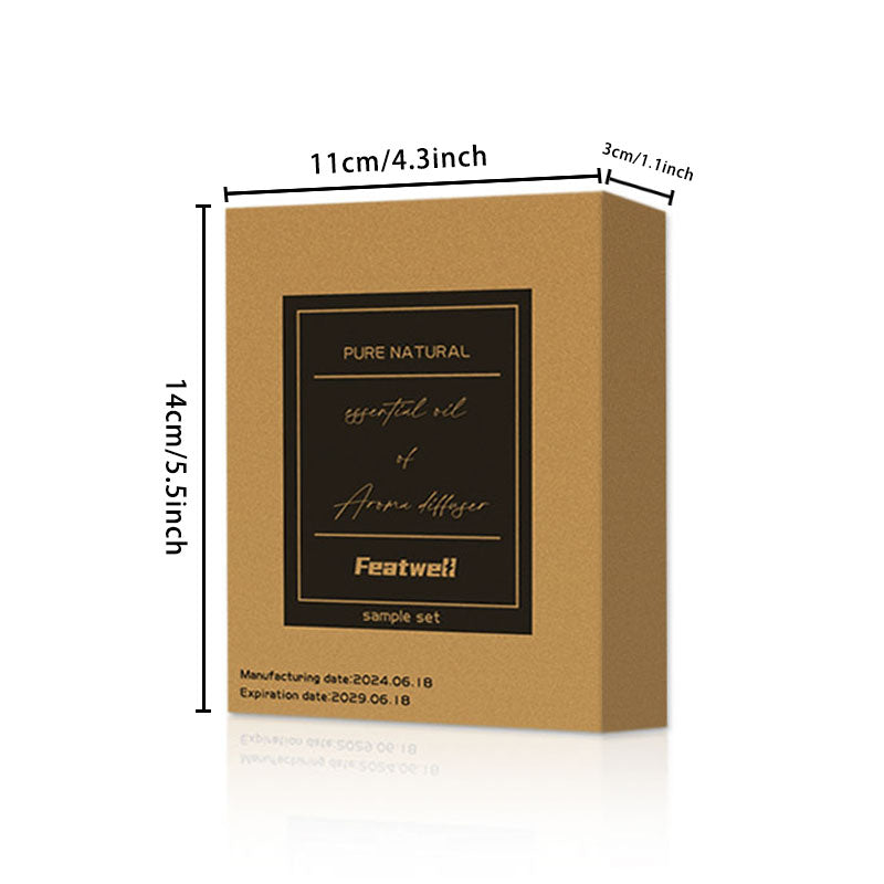 Aceites esenciales Featwell para difusores - Paquete de 6 