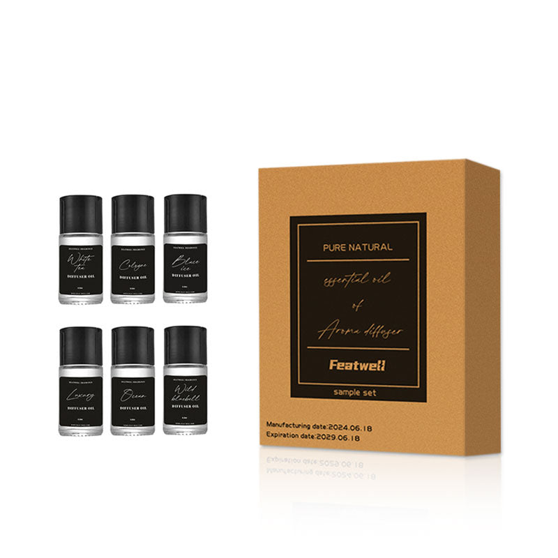 Aceites esenciales Featwell para difusores - Paquete de 6 