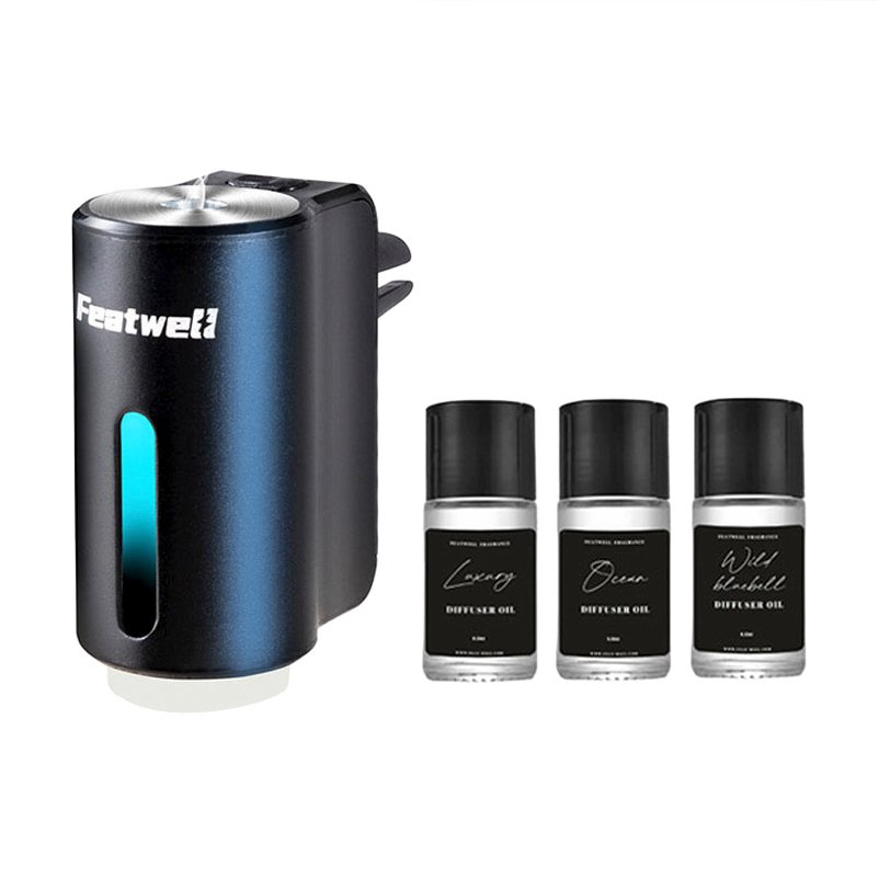 Featwell Car Aromatherapy - 3Pack Essential oil (Black) - Featwell